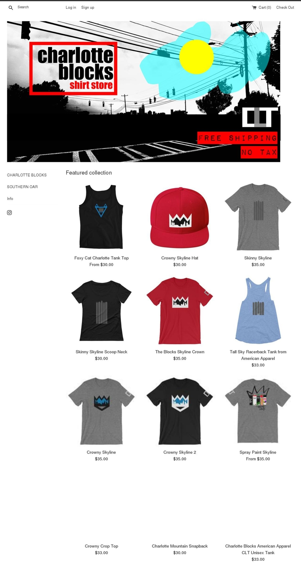 southernoar.com — Shopify storefront screenshot