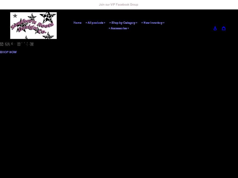 southernrootsdesignnco.com shopify website screenshot