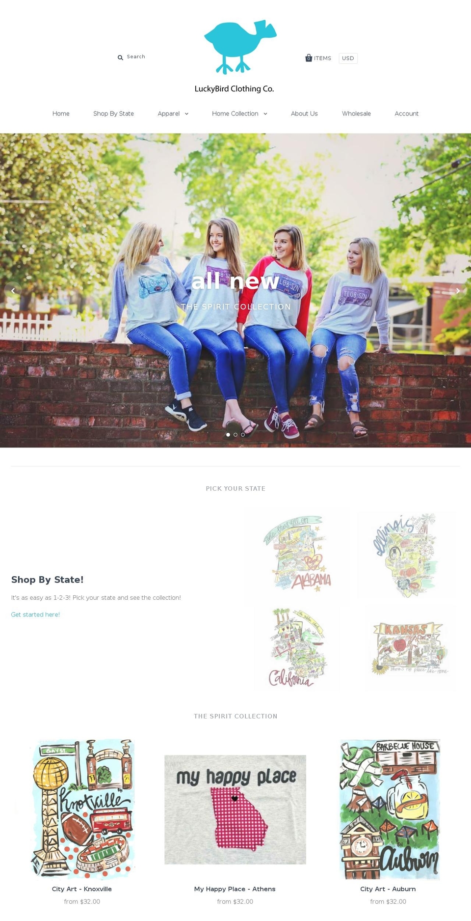 southernrootshome.com — Shopify storefront screenshot