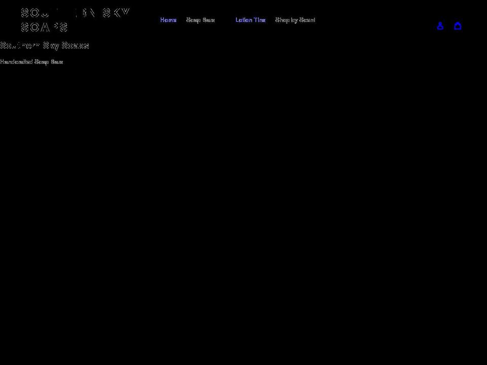 southernskysoaps.com shopify website screenshot