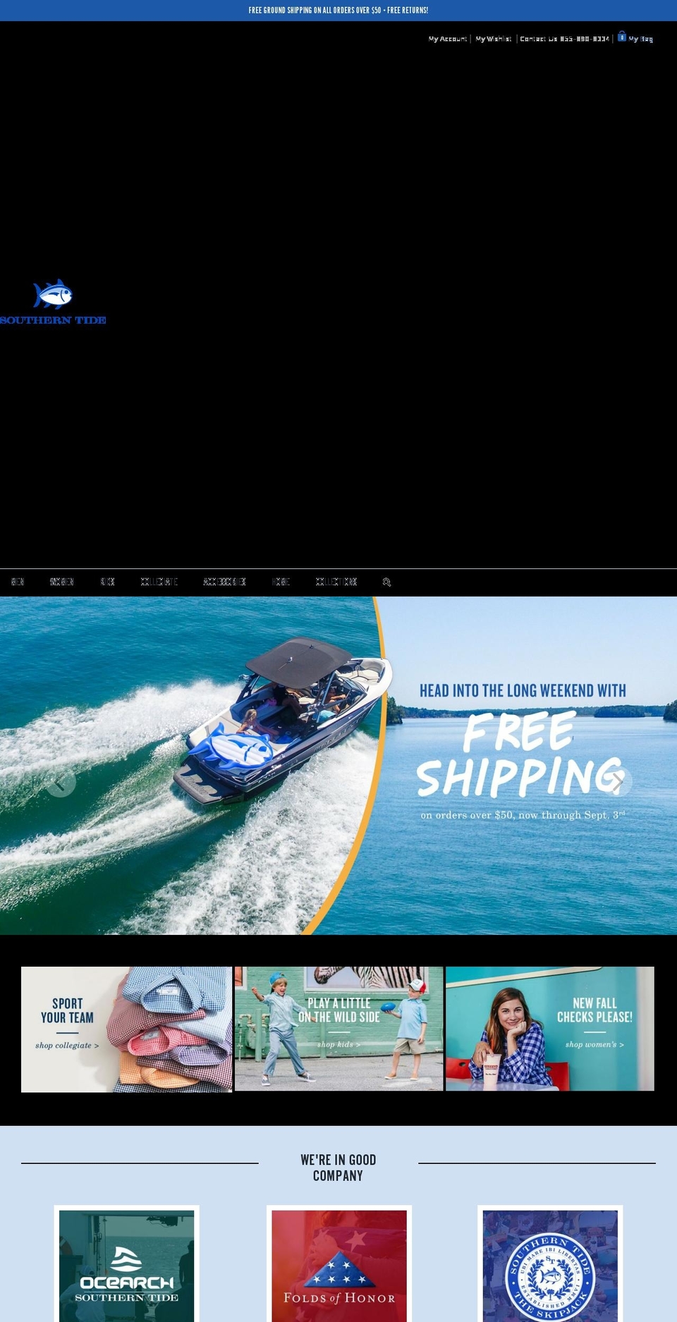 Southern Tide [Live] Shopify theme site example southerntide.co