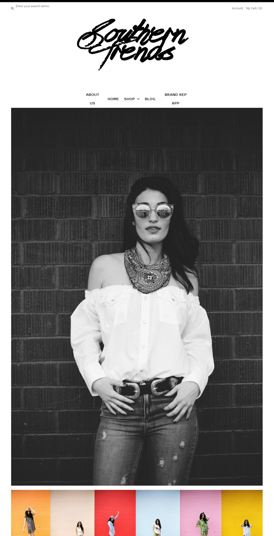 southerntrends4u.com shopify website screenshot