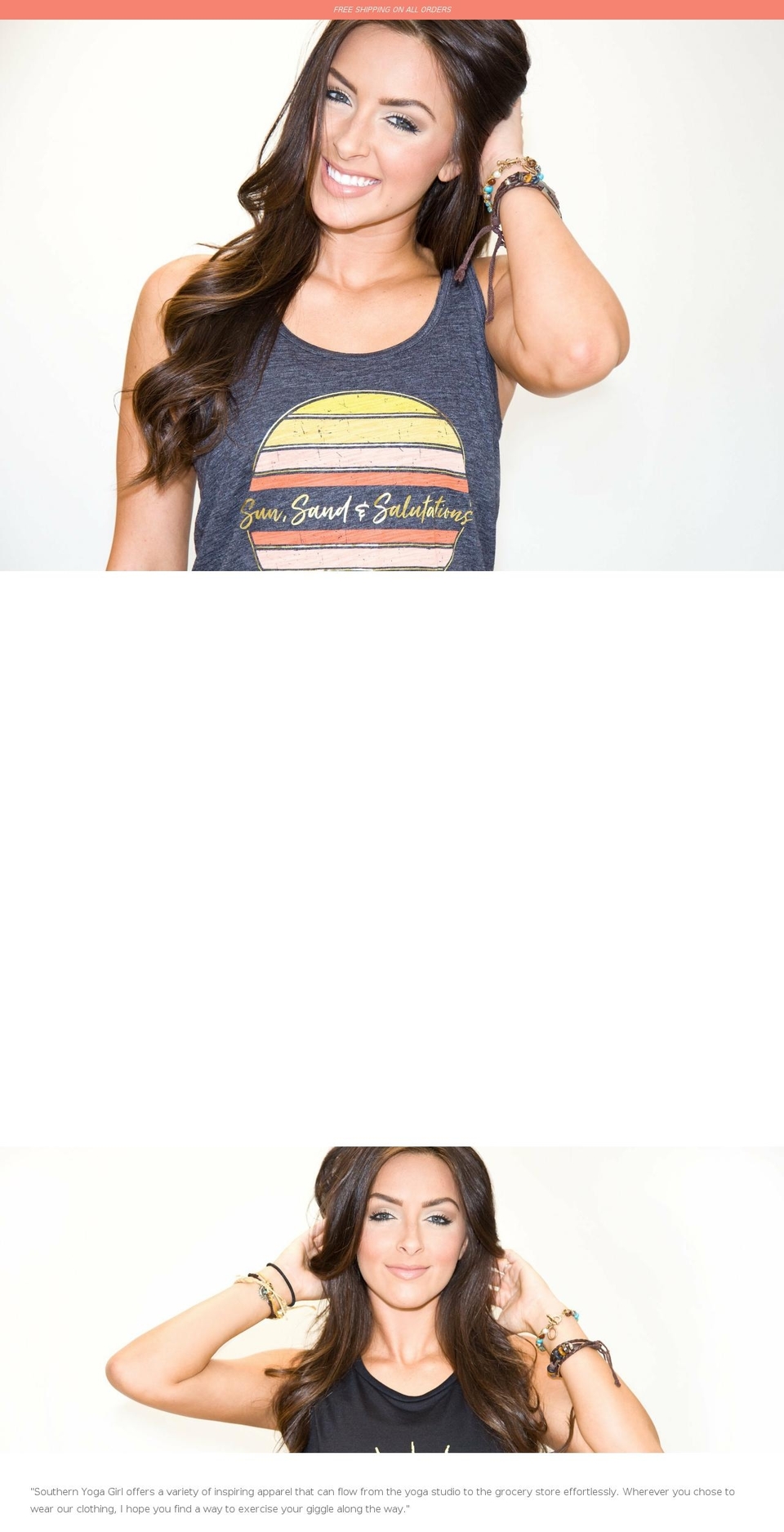 southernyogagirl.com — Shopify storefront screenshot