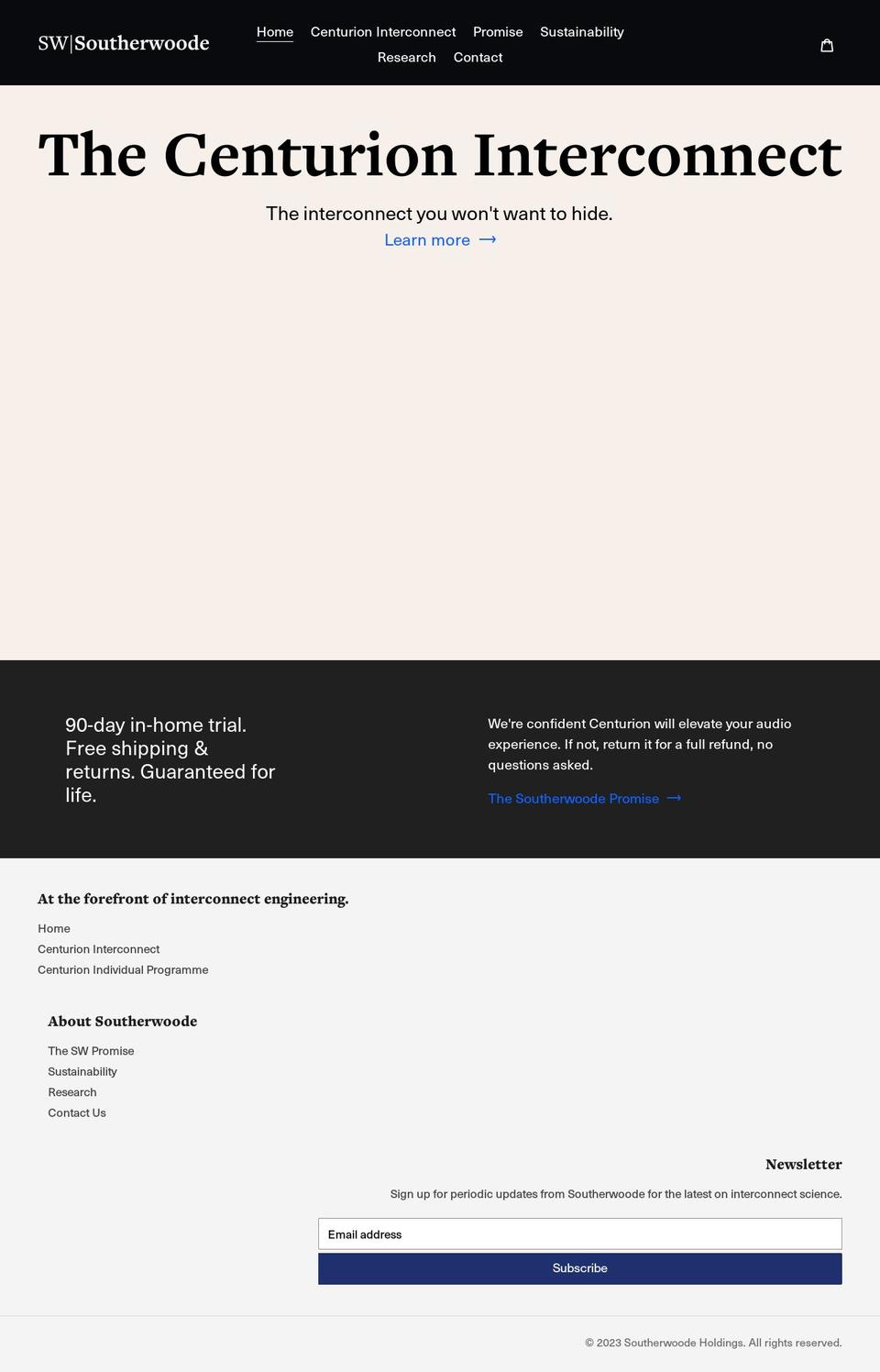 southerwoode.com shopify website screenshot