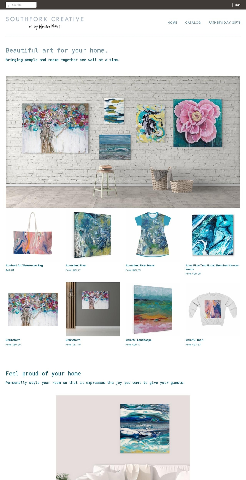 southforkcreative.com shopify website screenshot