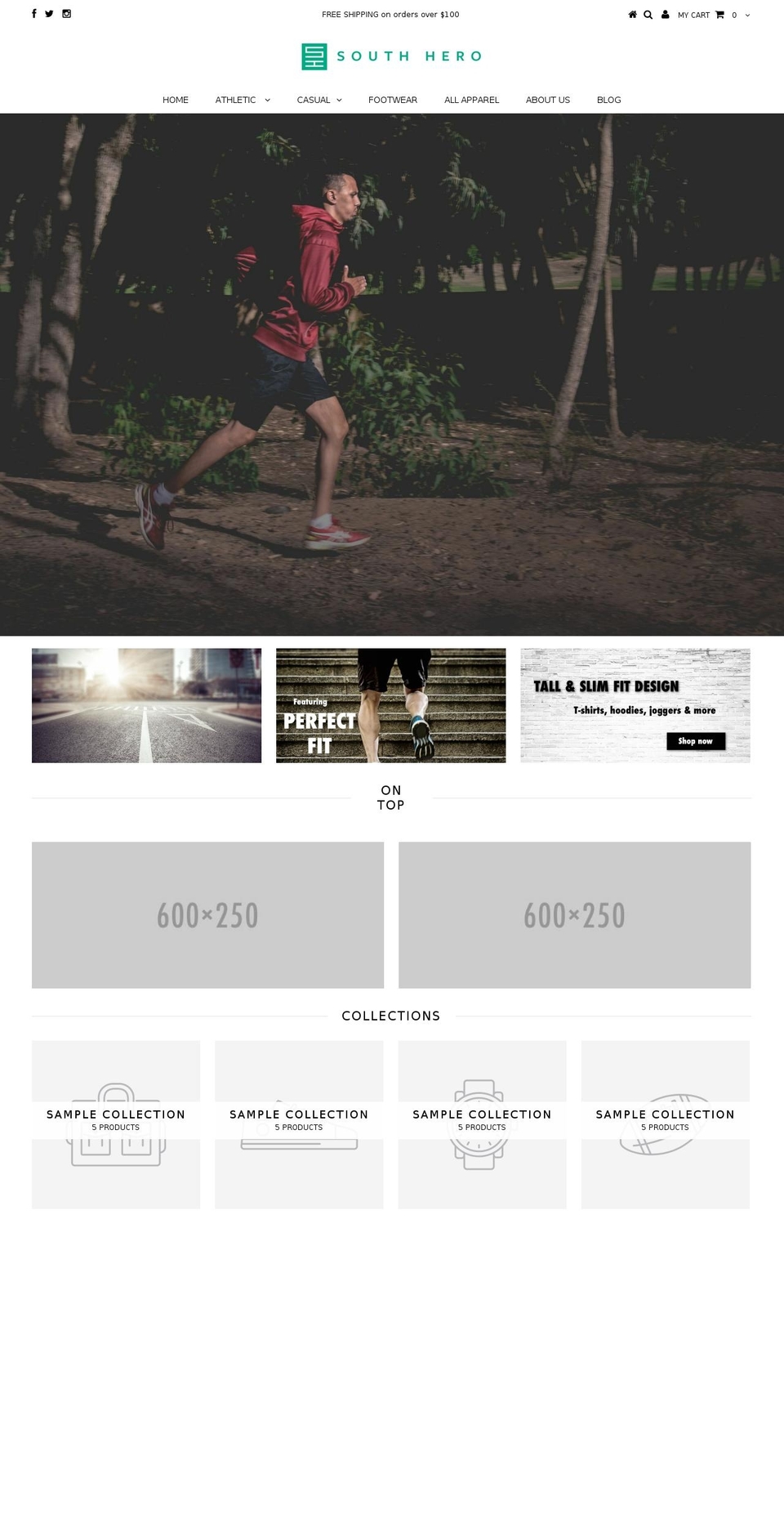 southherola.com shopify website screenshot