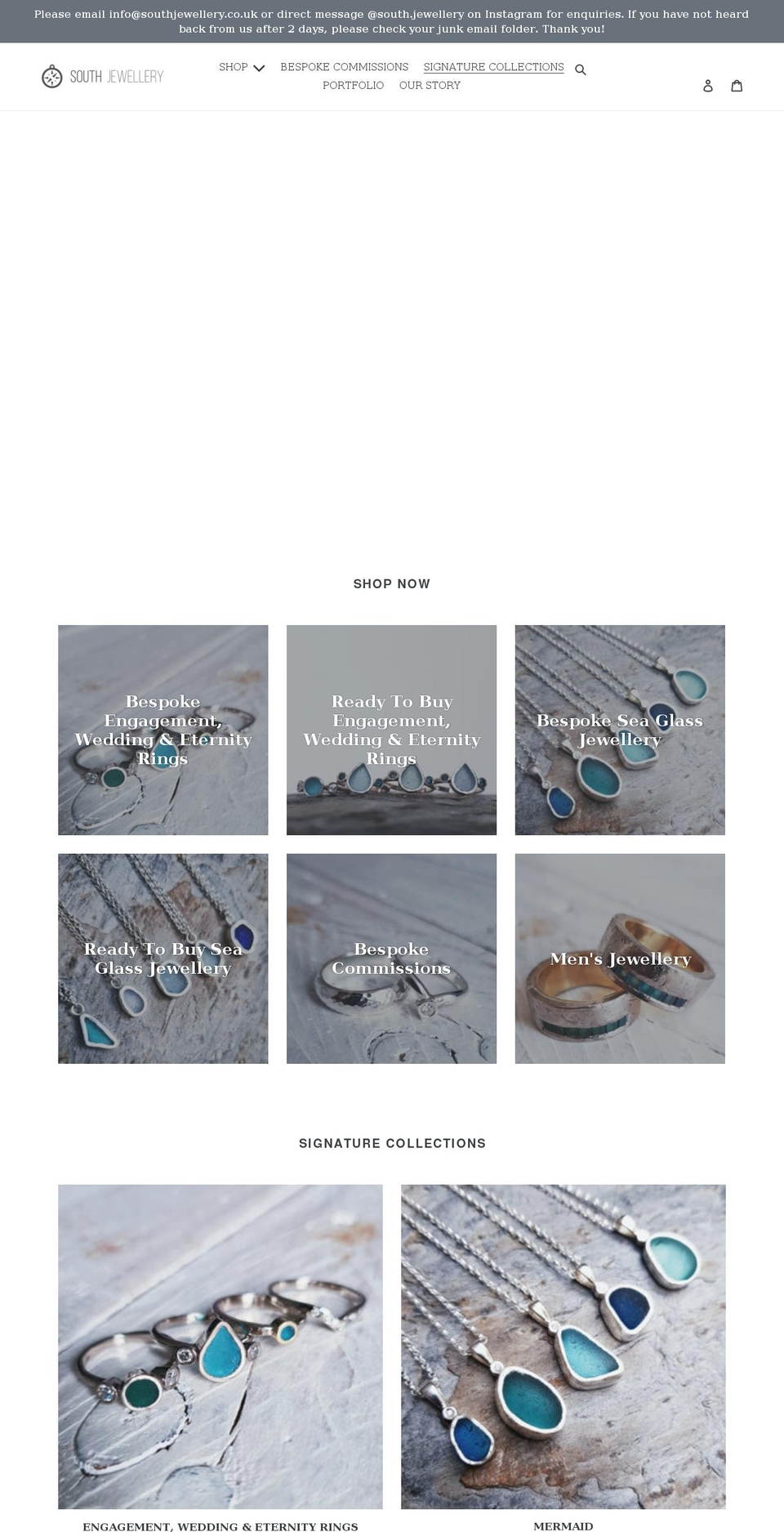 southjewellery.co.uk shopify website screenshot