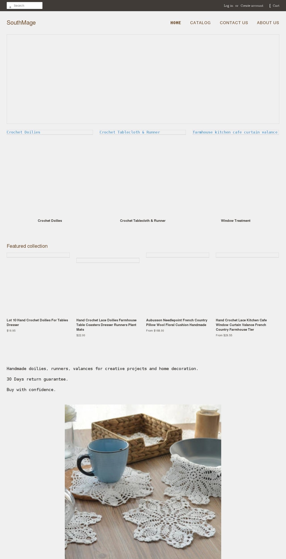 southmage.com shopify website screenshot