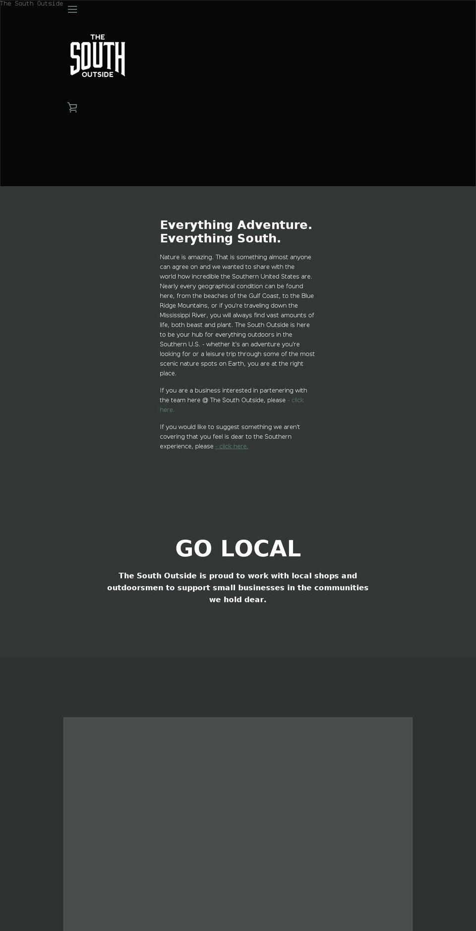 southoutside.com — Shopify storefront screenshot