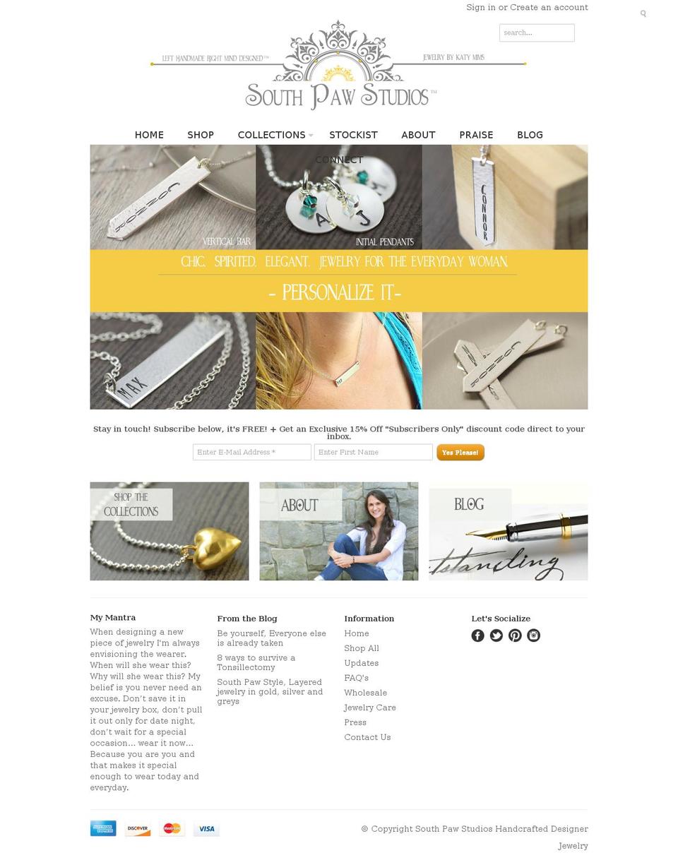 OOTS Support -- Shopify theme site example southpawonline.com