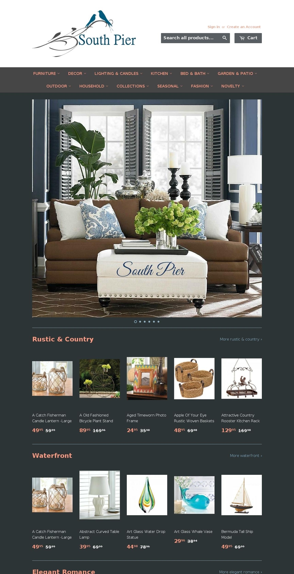 southpiers.net shopify website screenshot