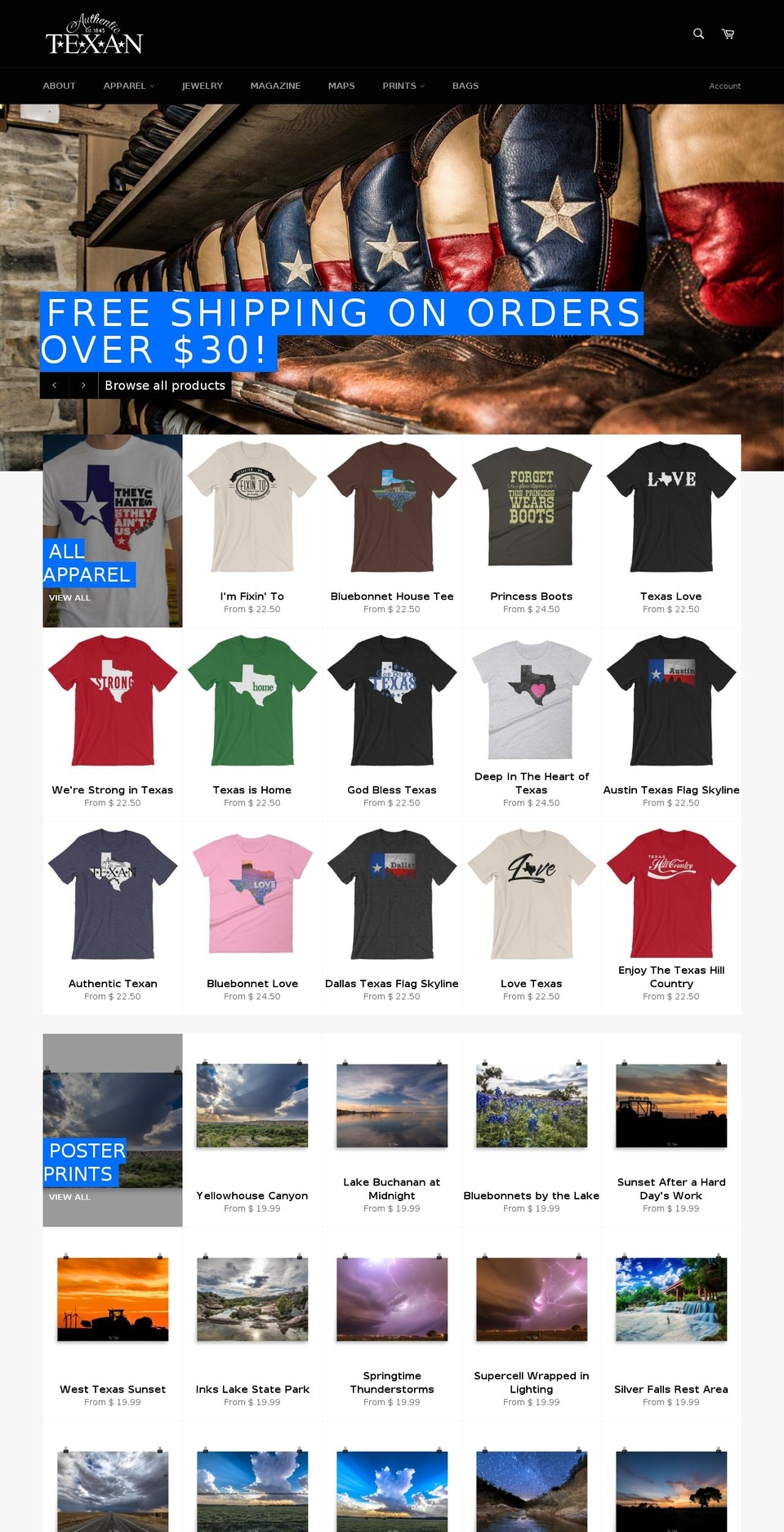 southplainsrealestate.com — Shopify storefront screenshot