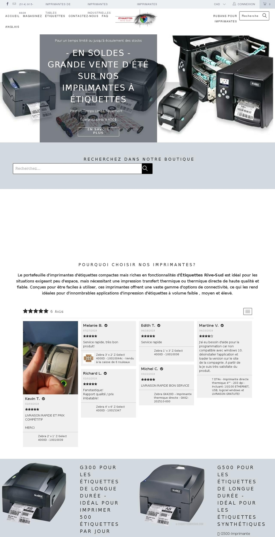 Turbo-florence Shopify theme site example southshorelabels.com