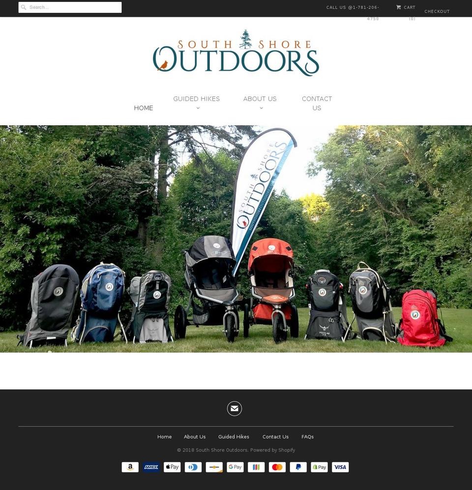 southshoreoutdoors.com — Shopify storefront screenshot