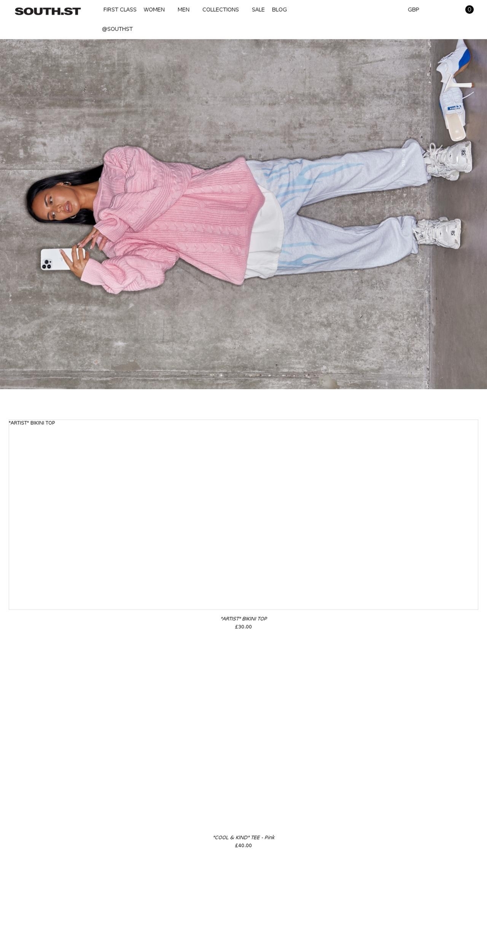 southst.co.uk shopify website screenshot