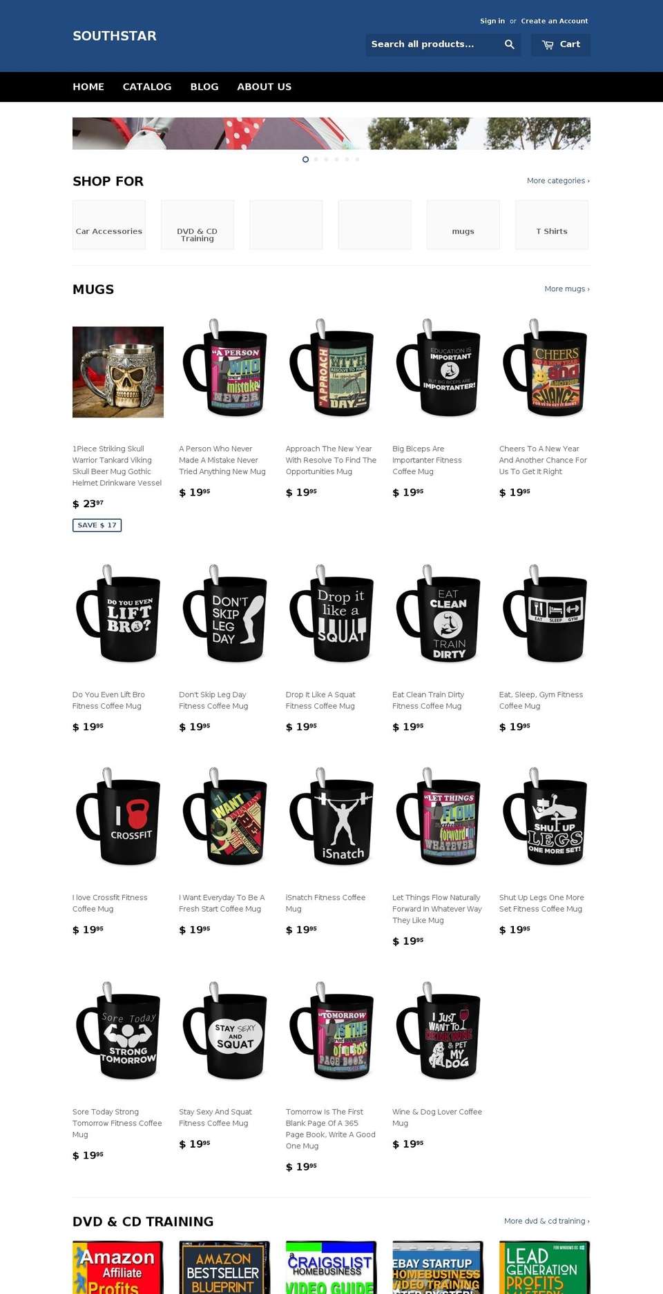 southstarpremiums.com — Shopify storefront screenshot