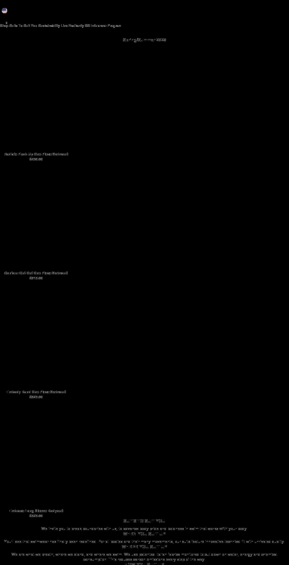 southswim.com shopify website screenshot
