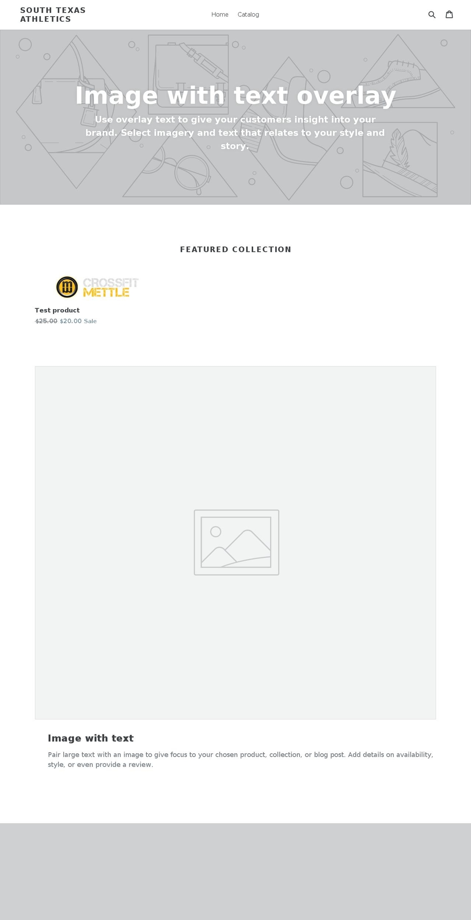 southtexasathletics.com — Shopify storefront screenshot