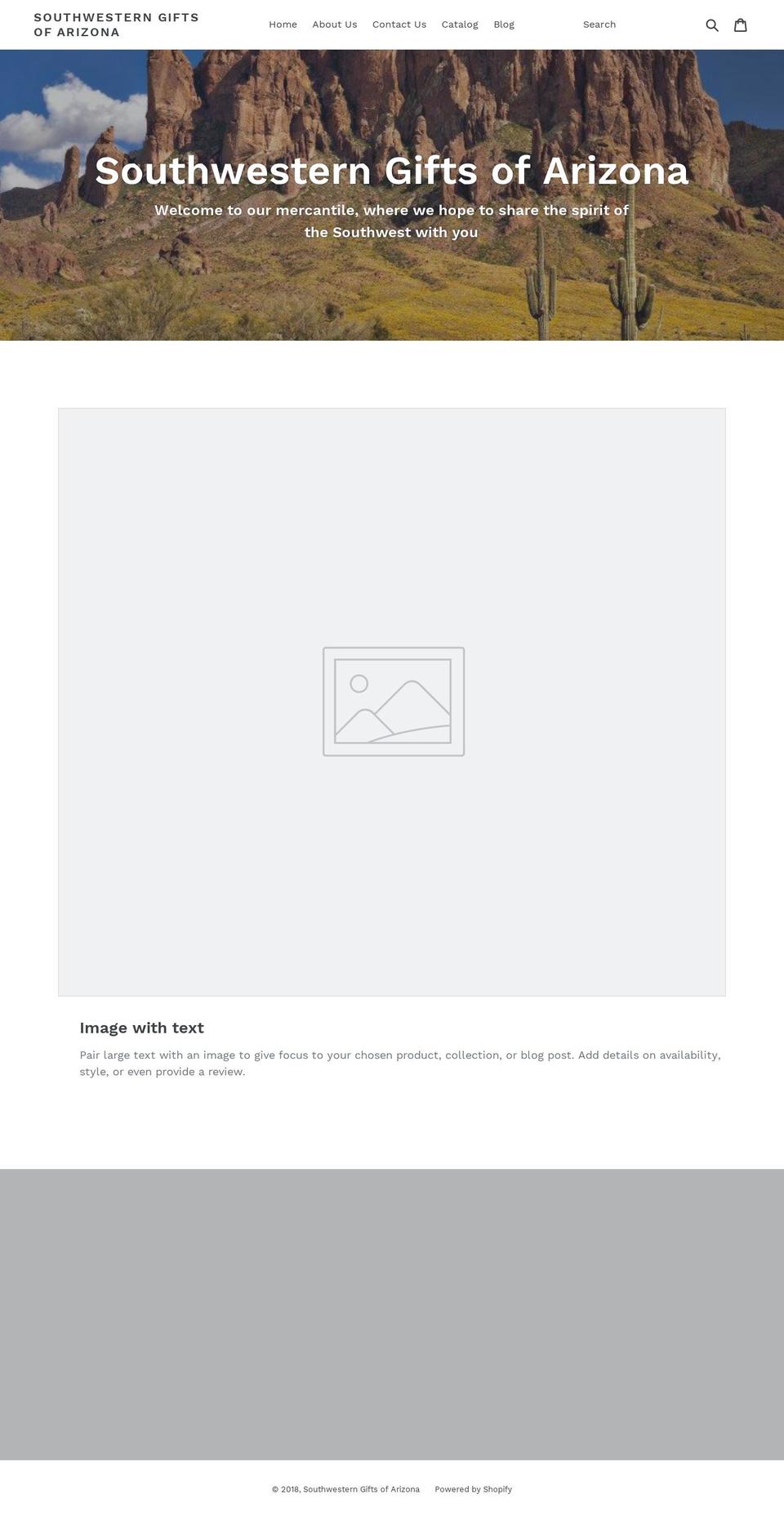 southwesterngiftsofaz.com — Shopify storefront screenshot