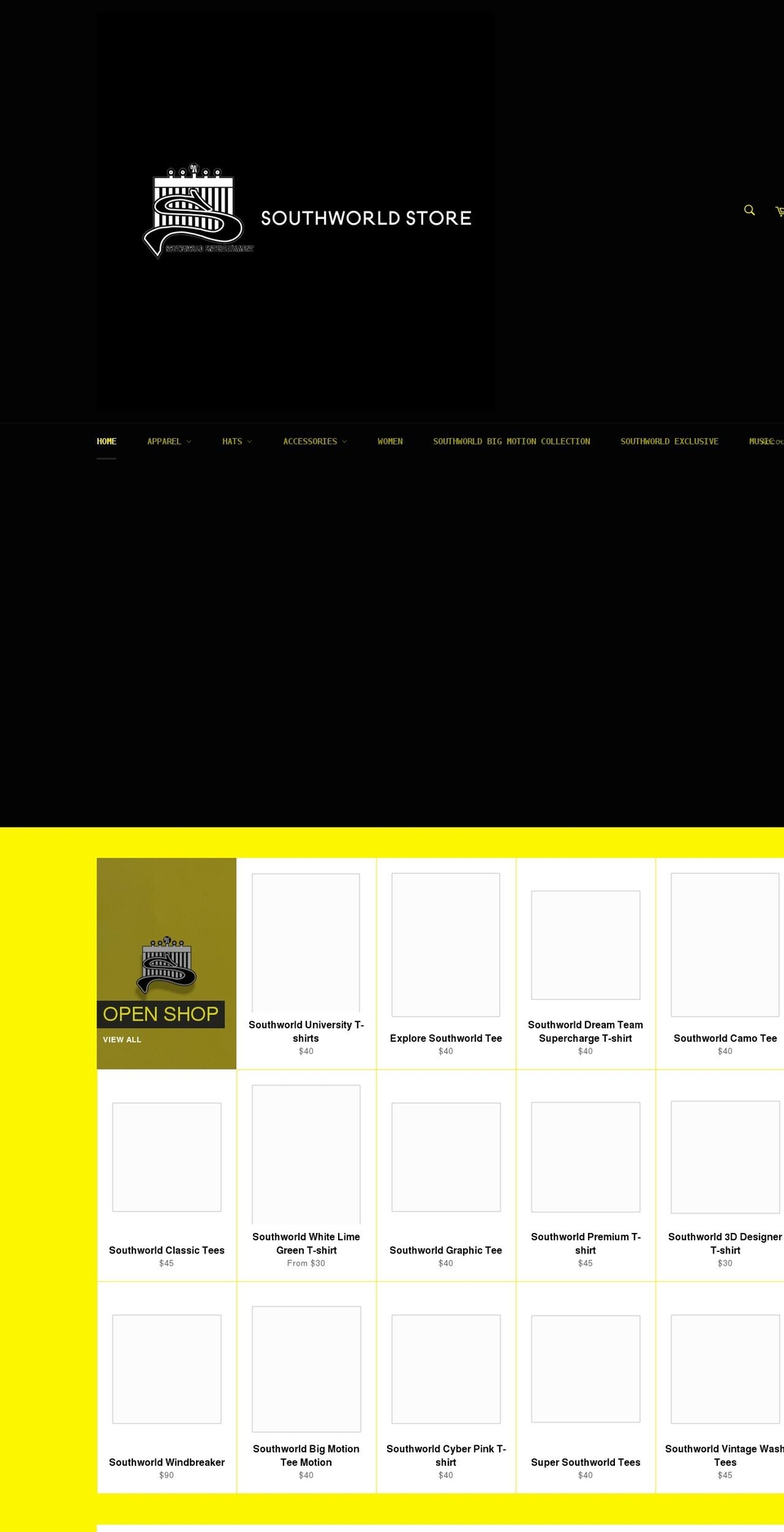 southworldent.com shopify website screenshot