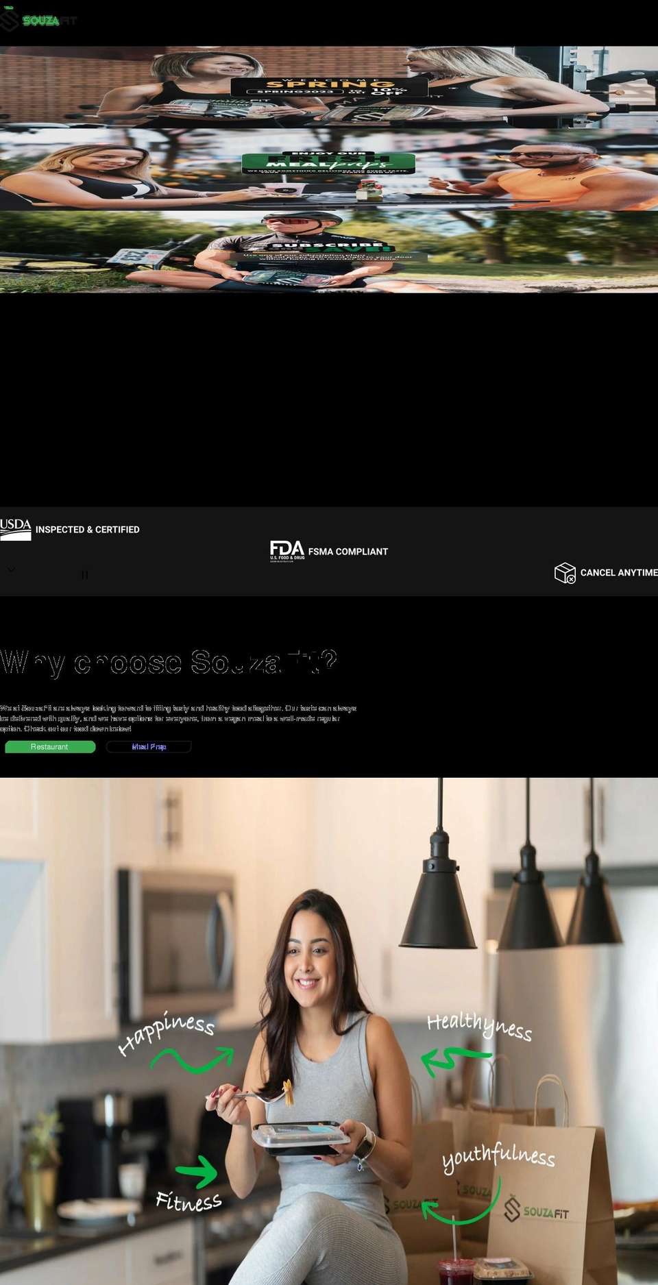 souzafit.com shopify website screenshot