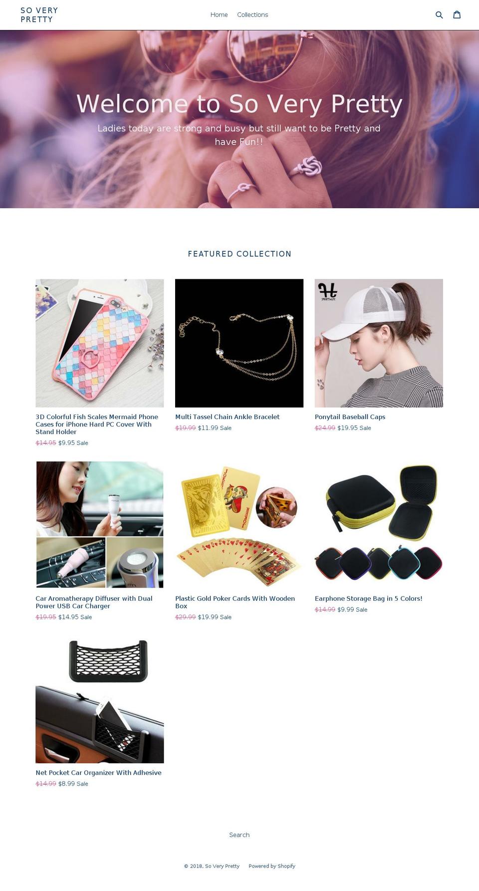 soverypretty.com — Shopify storefront screenshot