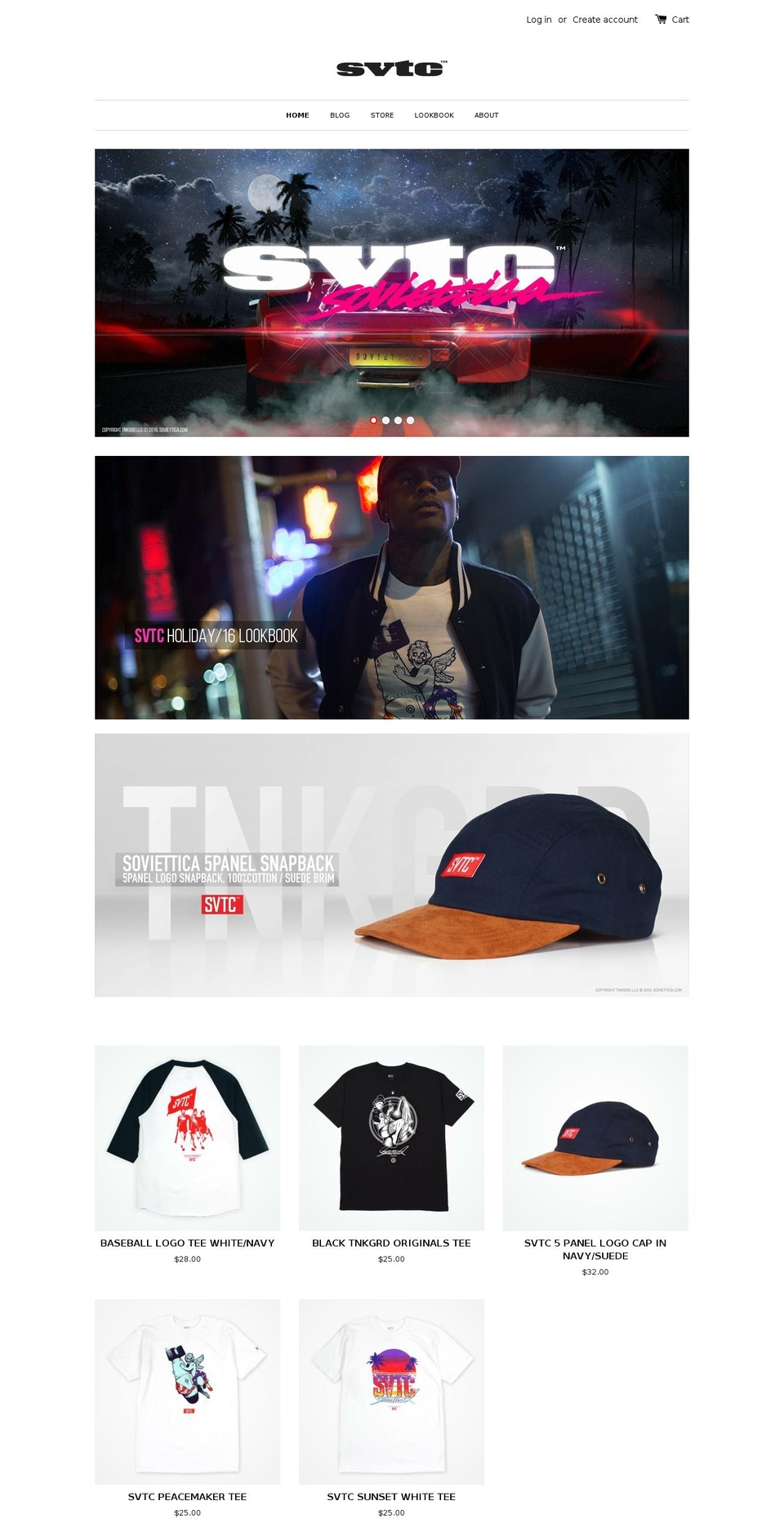 soviettica.com shopify website screenshot