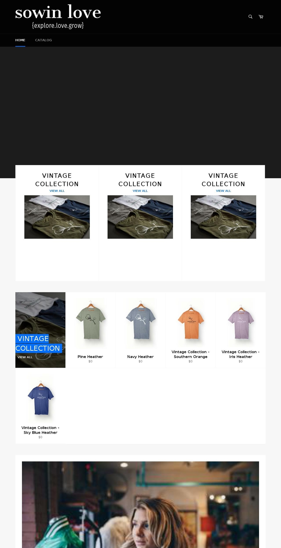 sowinloveco.com — Shopify storefront screenshot