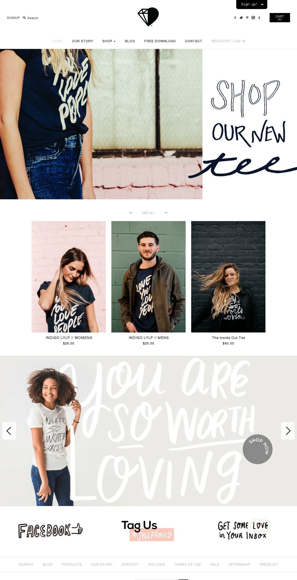 soworthloving.com shopify website screenshot