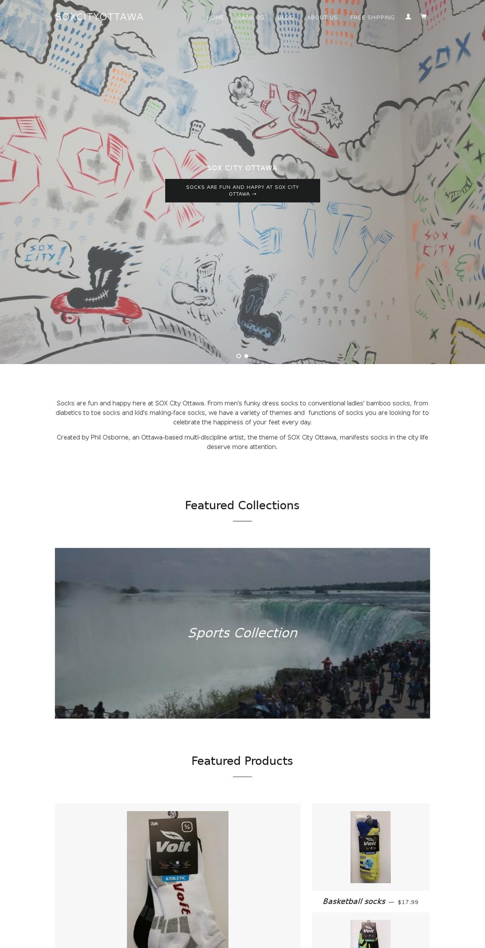 soxcityottawa.com shopify website screenshot