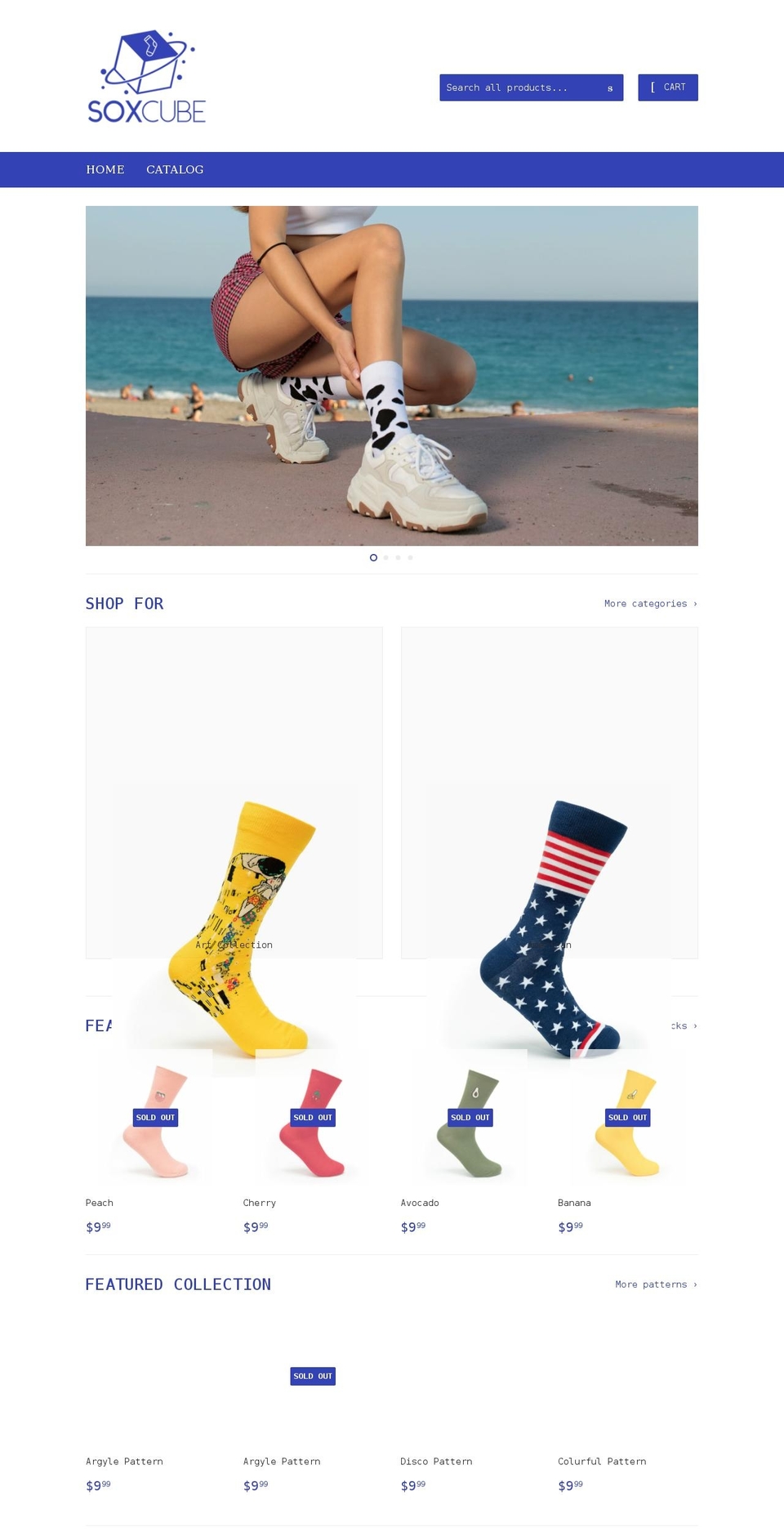 soxcube.com shopify website screenshot