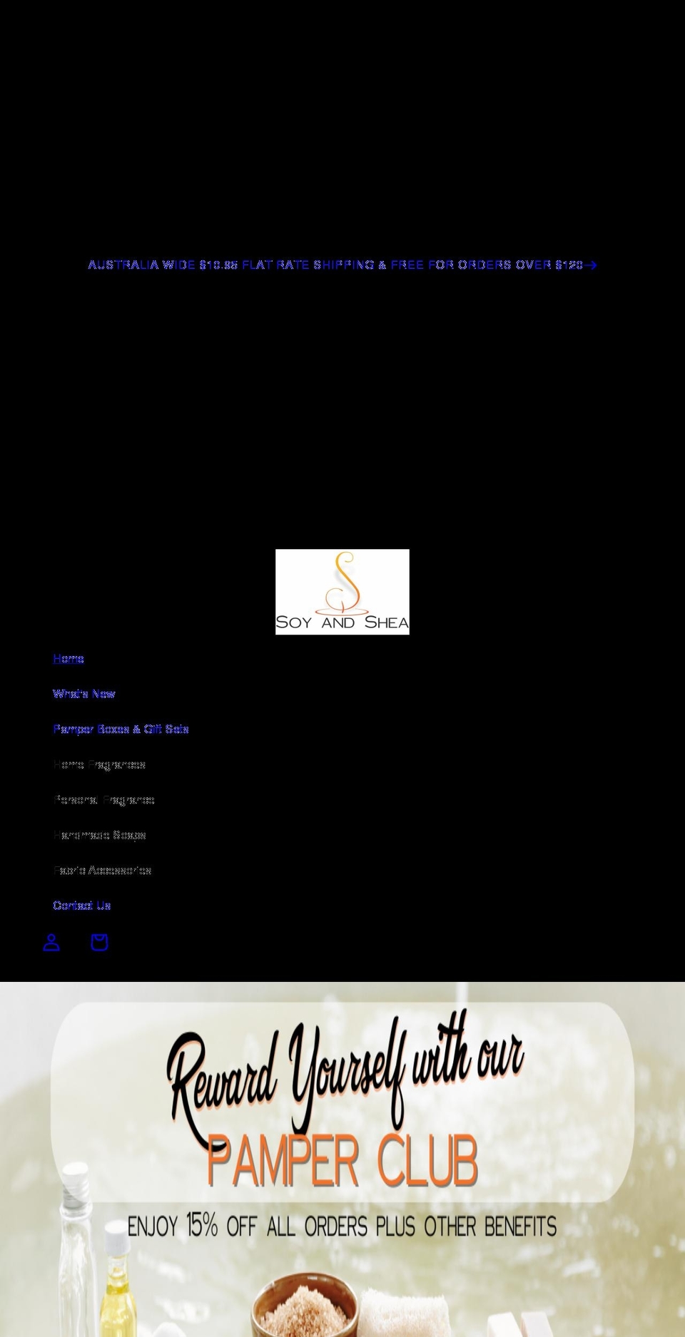 soyandshea.com.au shopify website screenshot