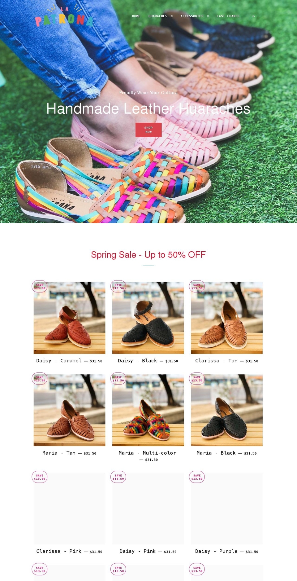 soylapatrona.com shopify website screenshot