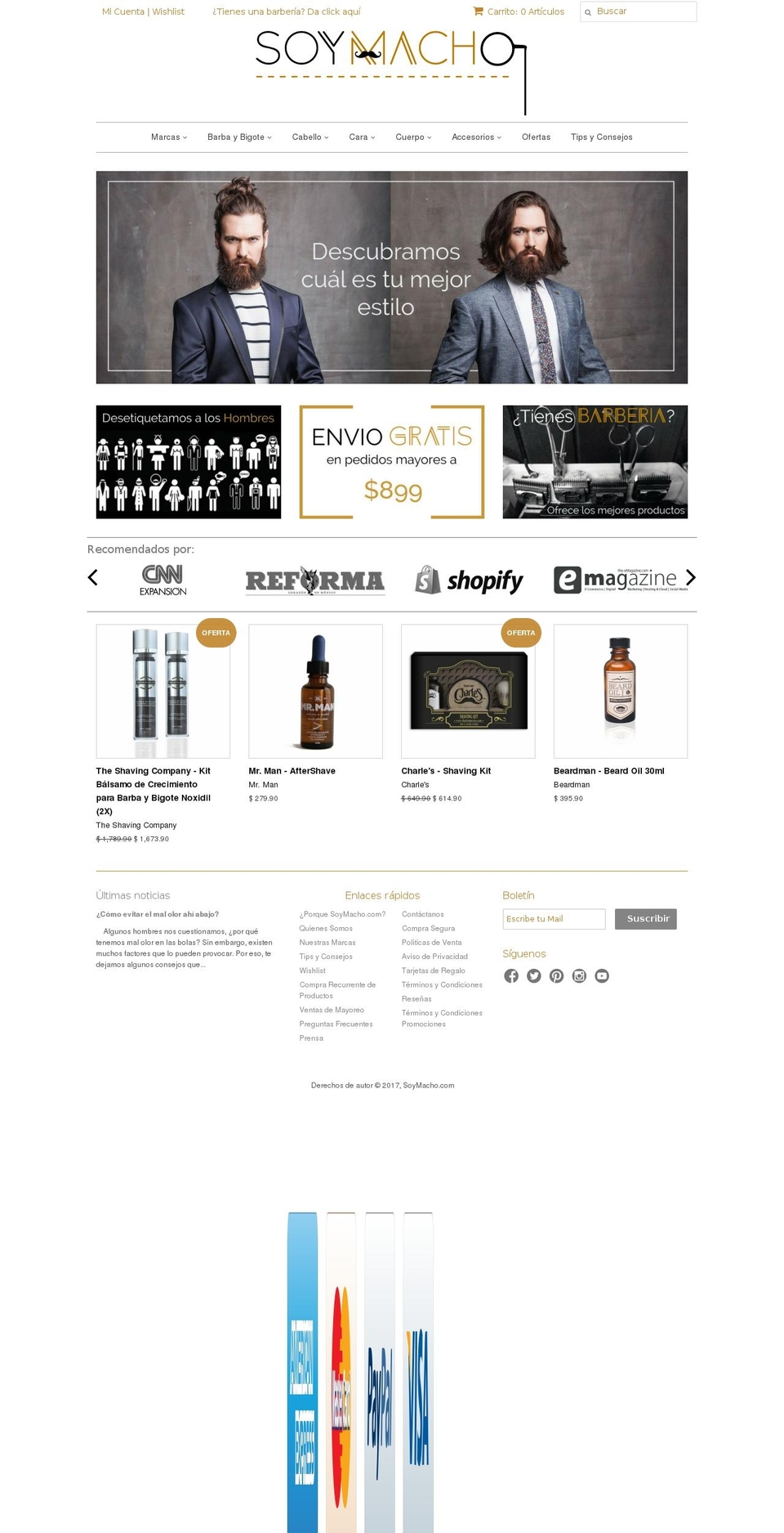 FFMmain Shopify theme site example soymacho.myshopify.com