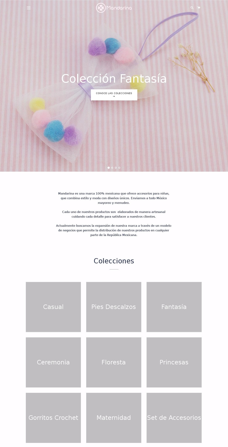 soymandarina.com — Shopify storefront screenshot