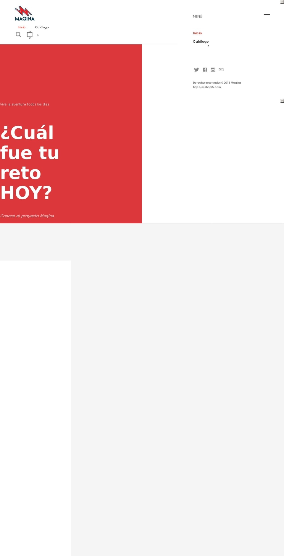 soymaqina.com — Shopify storefront screenshot