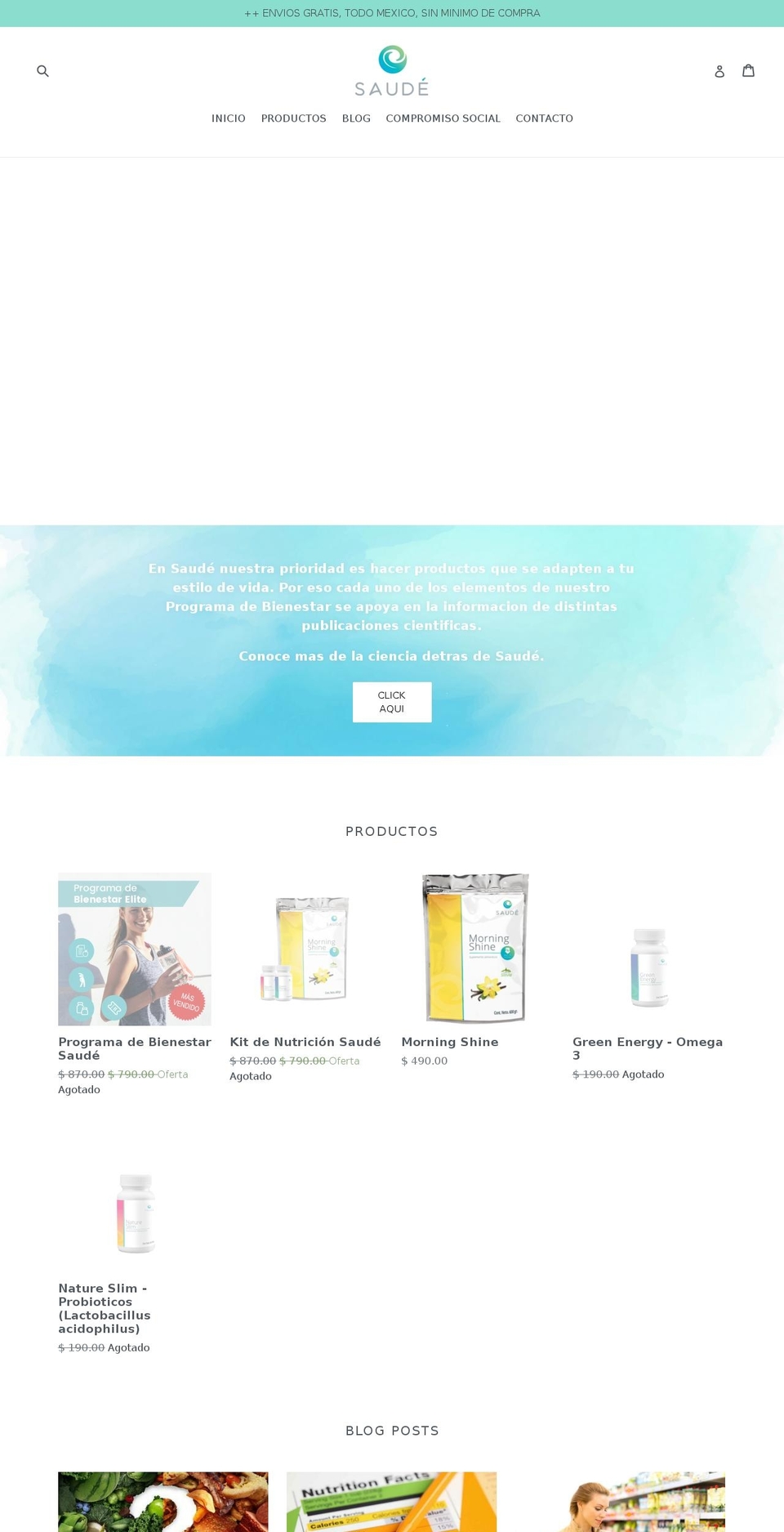soysaude.com — Shopify storefront screenshot