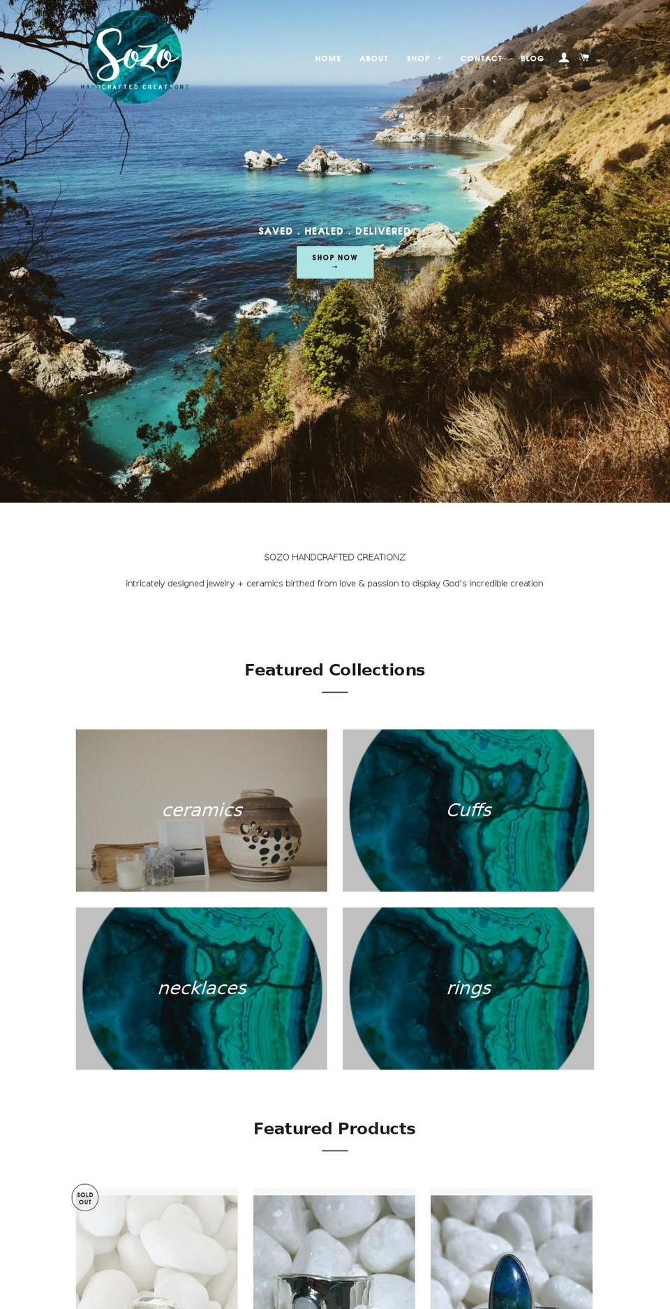 sozocreationz.com shopify website screenshot