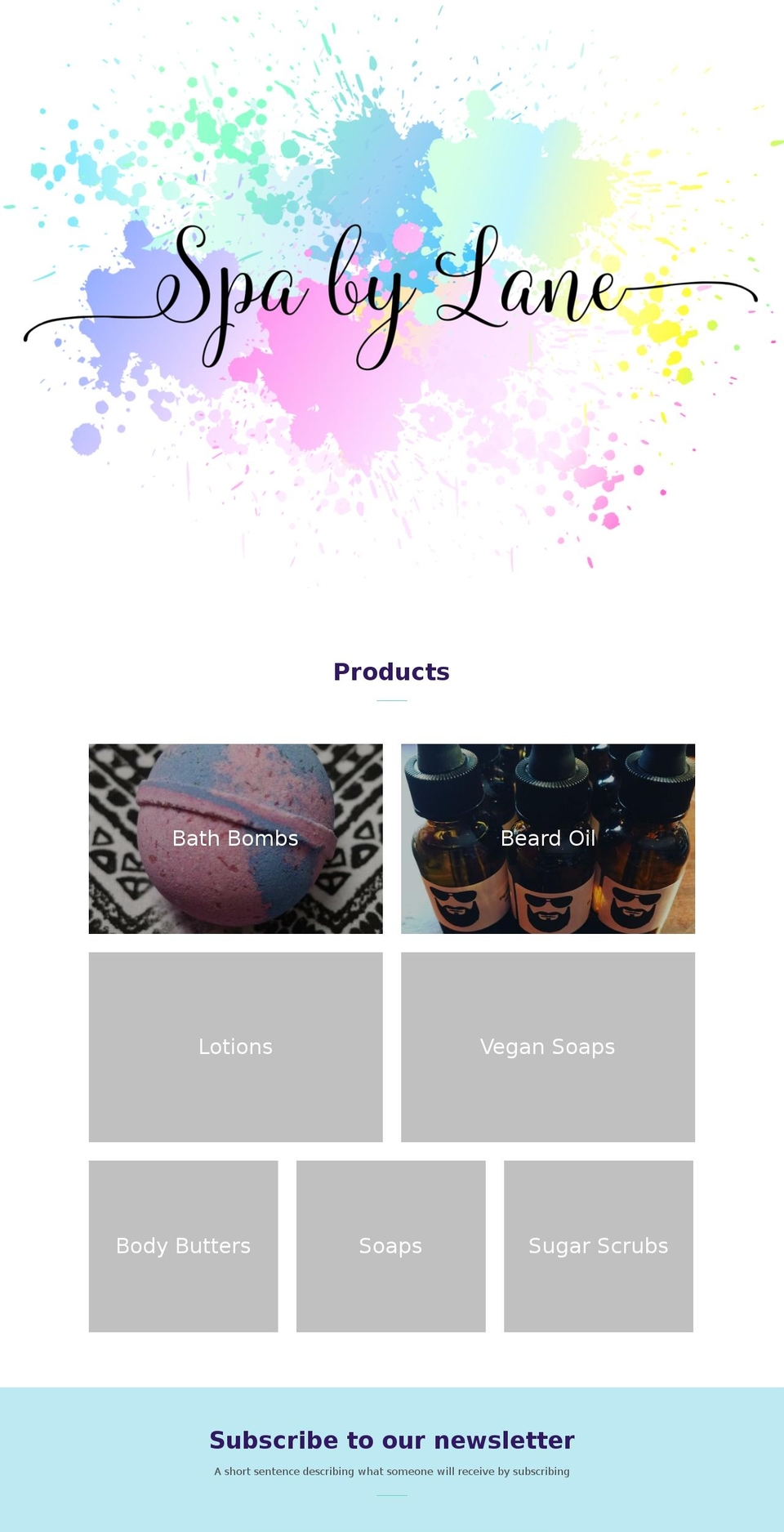 spabylane.com — Shopify storefront screenshot