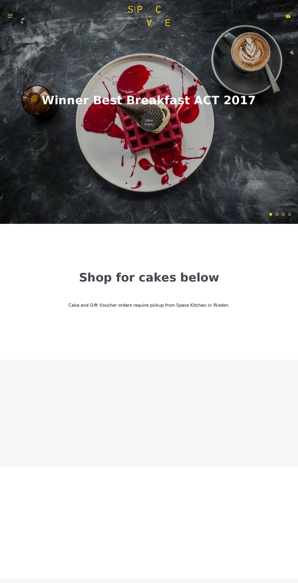 space-kitchen.com.au shopify website screenshot