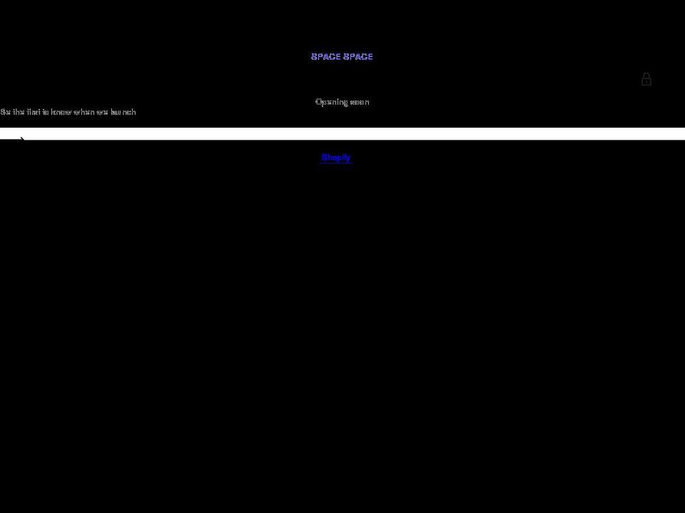 space-space.com shopify website screenshot