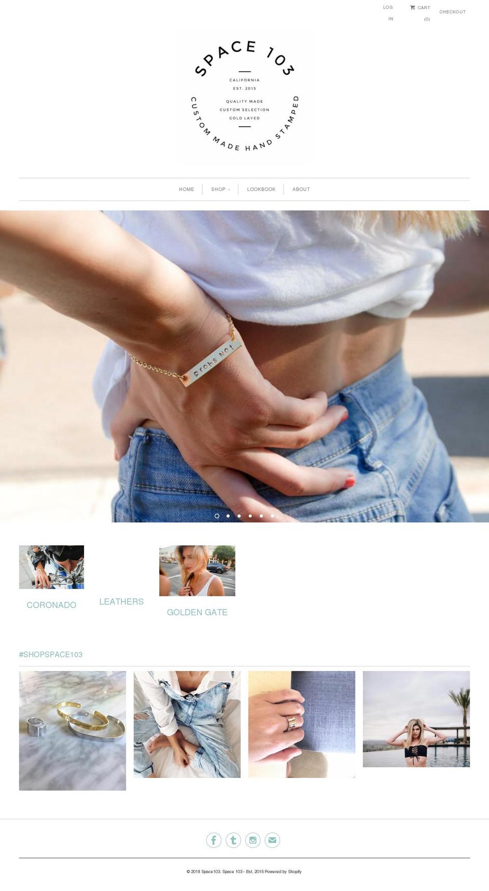 space103.com shopify website screenshot