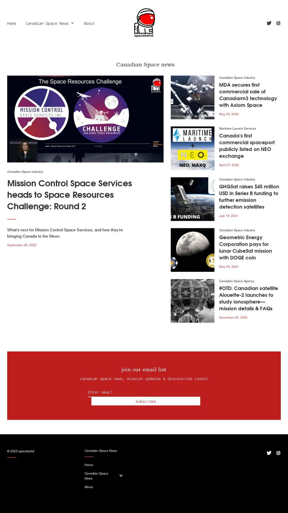 spacebahd.com — Shopify storefront screenshot