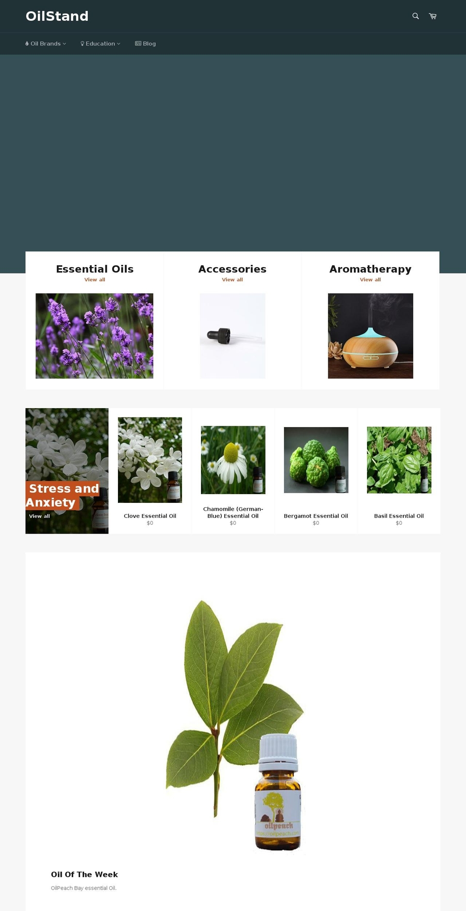 spaceoils.com — Shopify storefront screenshot