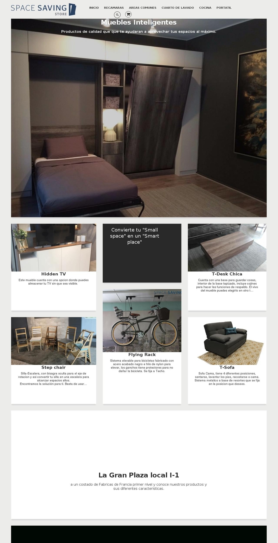 spacesaving.com — Shopify storefront screenshot
