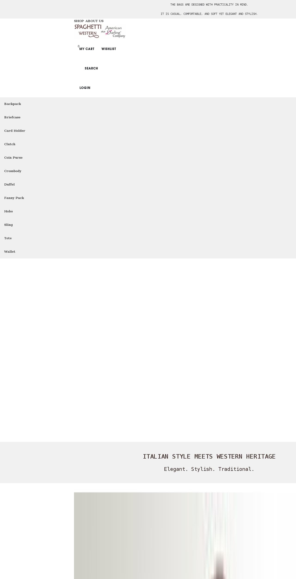 spaghettibrand.com shopify website screenshot
