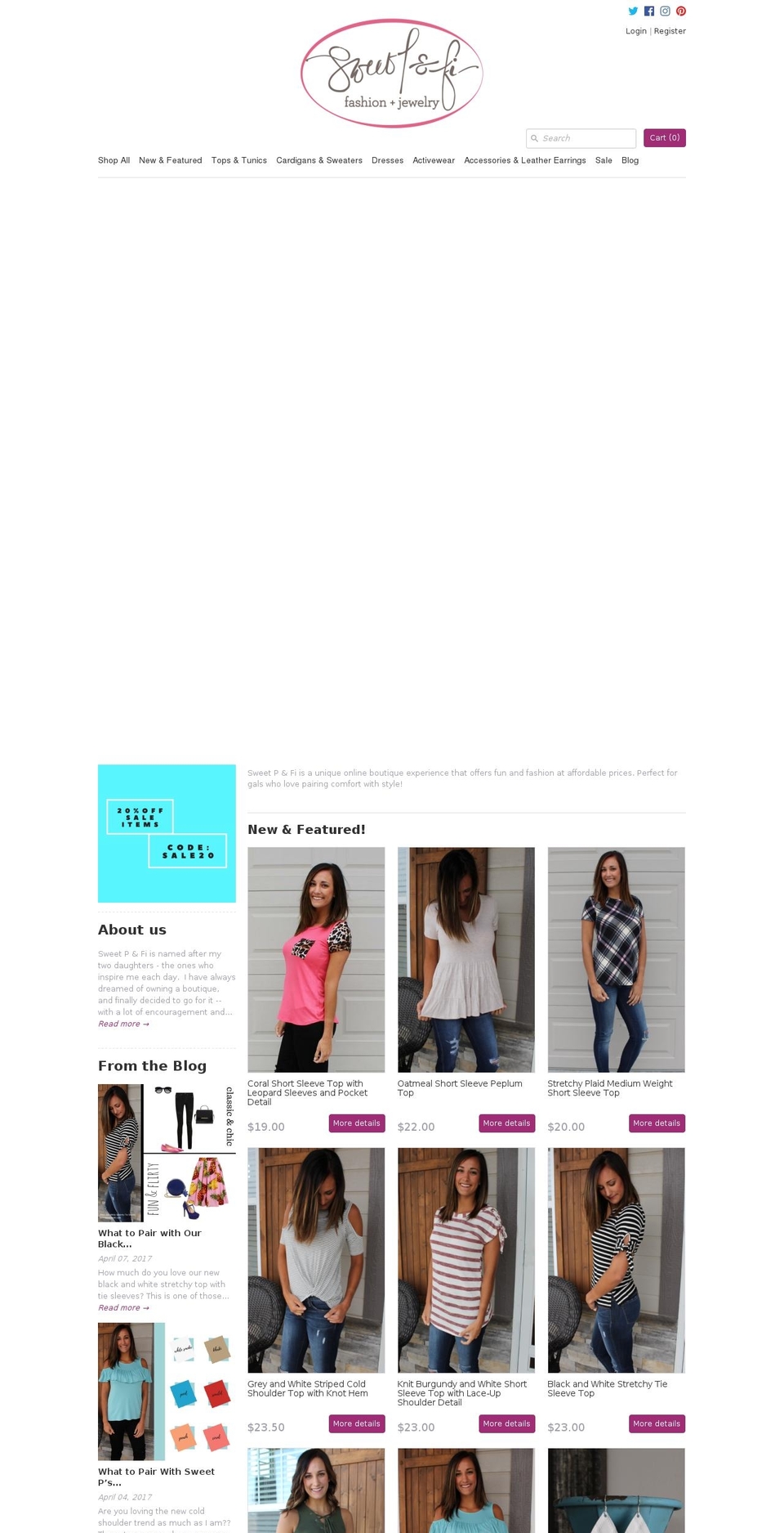 spandf.com shopify website screenshot
