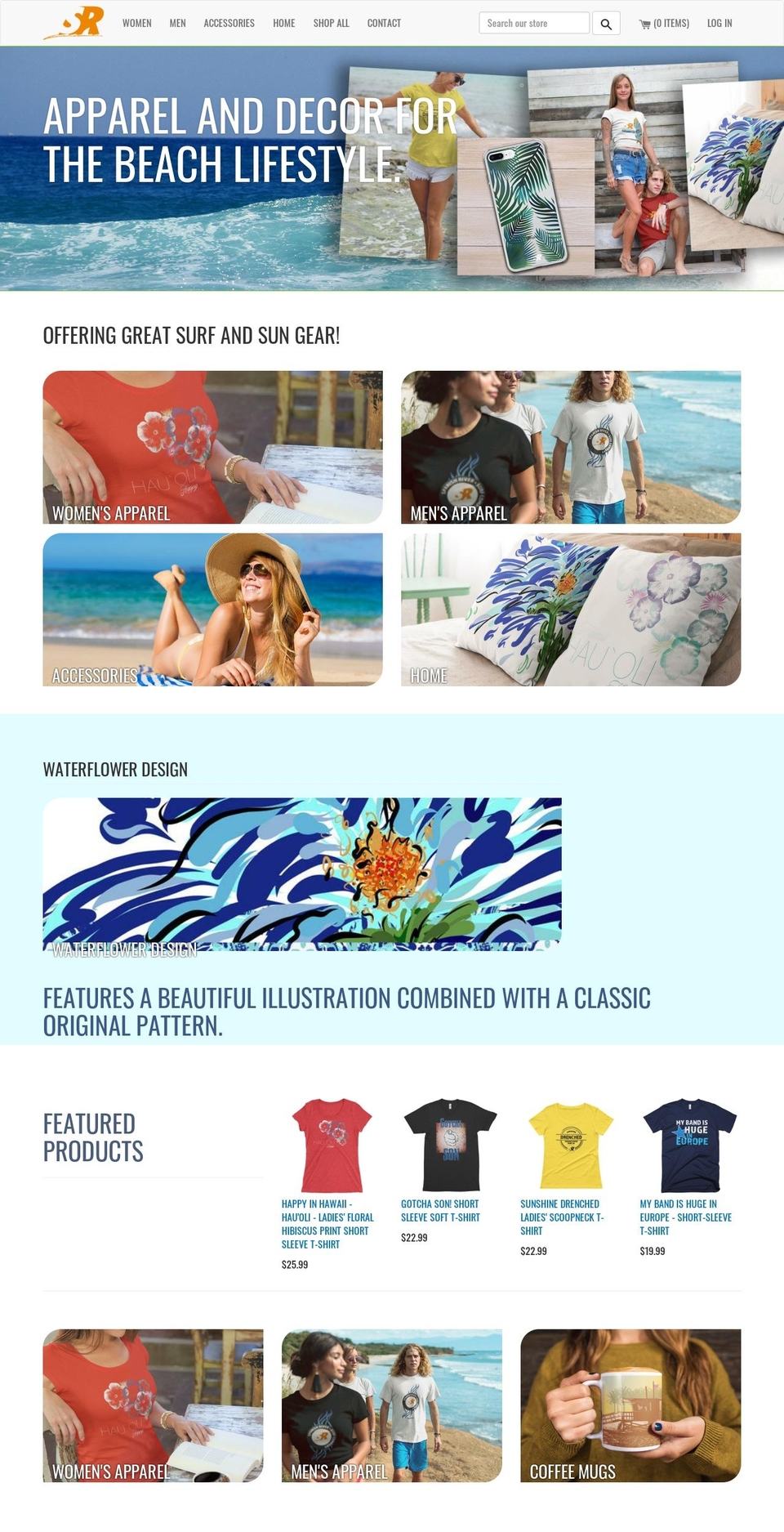 spanishriversurf.com — Shopify storefront screenshot