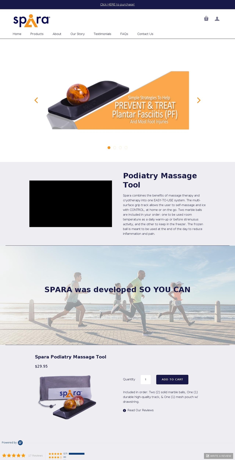sparainc.com — Shopify storefront screenshot