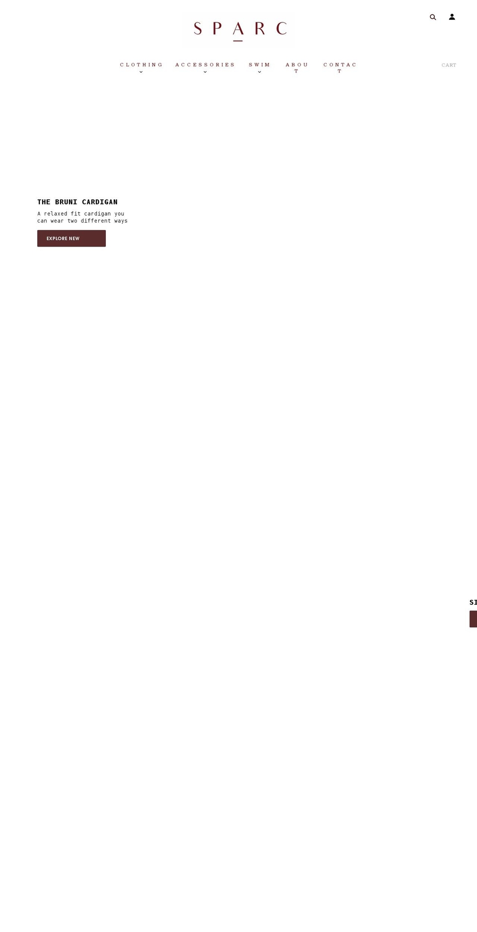 sparc-swim.com — Shopify storefront screenshot